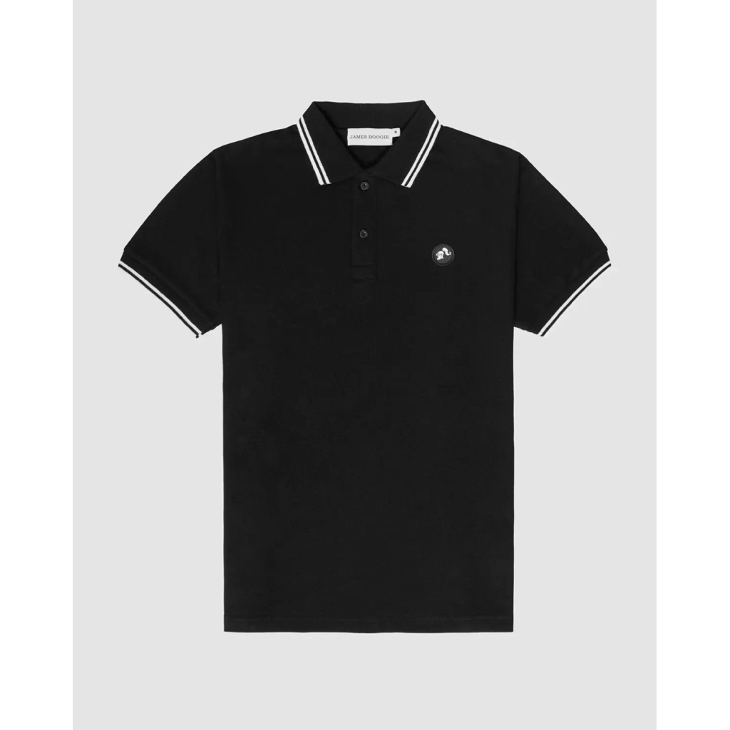 POLO SHIRT BLACK - JAMES BOOGIE BRAND NEW