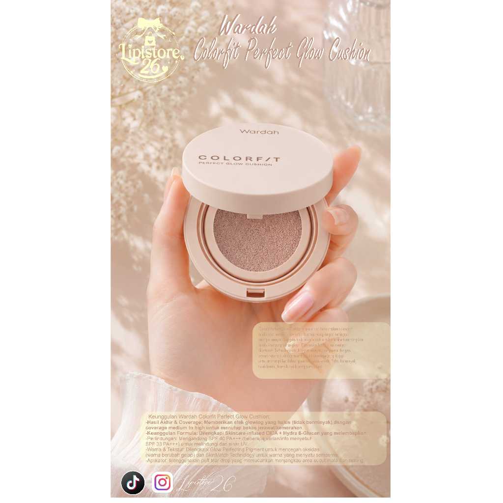 Bedak WardahColorfit Perfect Glow Cushion