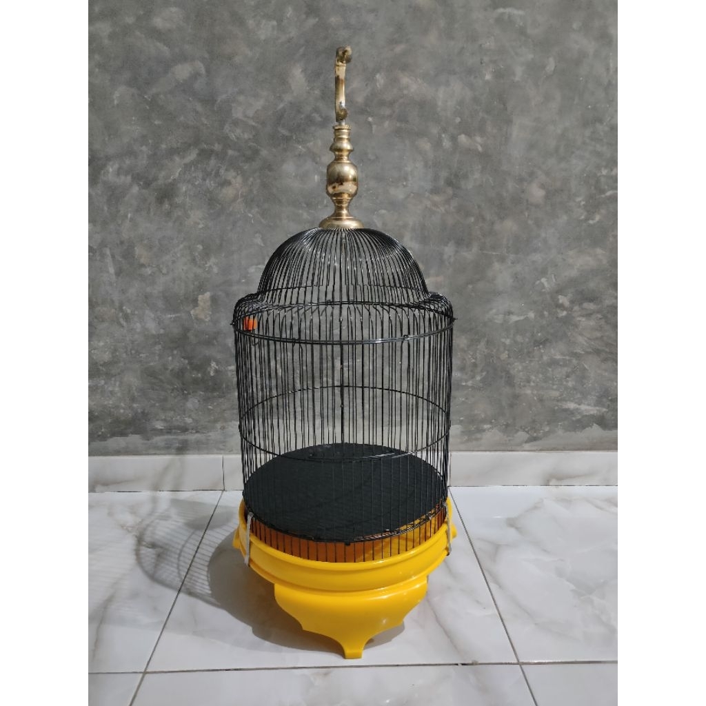 Sangkar kubah trucuk original pabrik,  (pion kuby full gold)