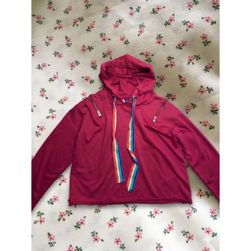 HOODIE MERAH COLORBOX | Preloved