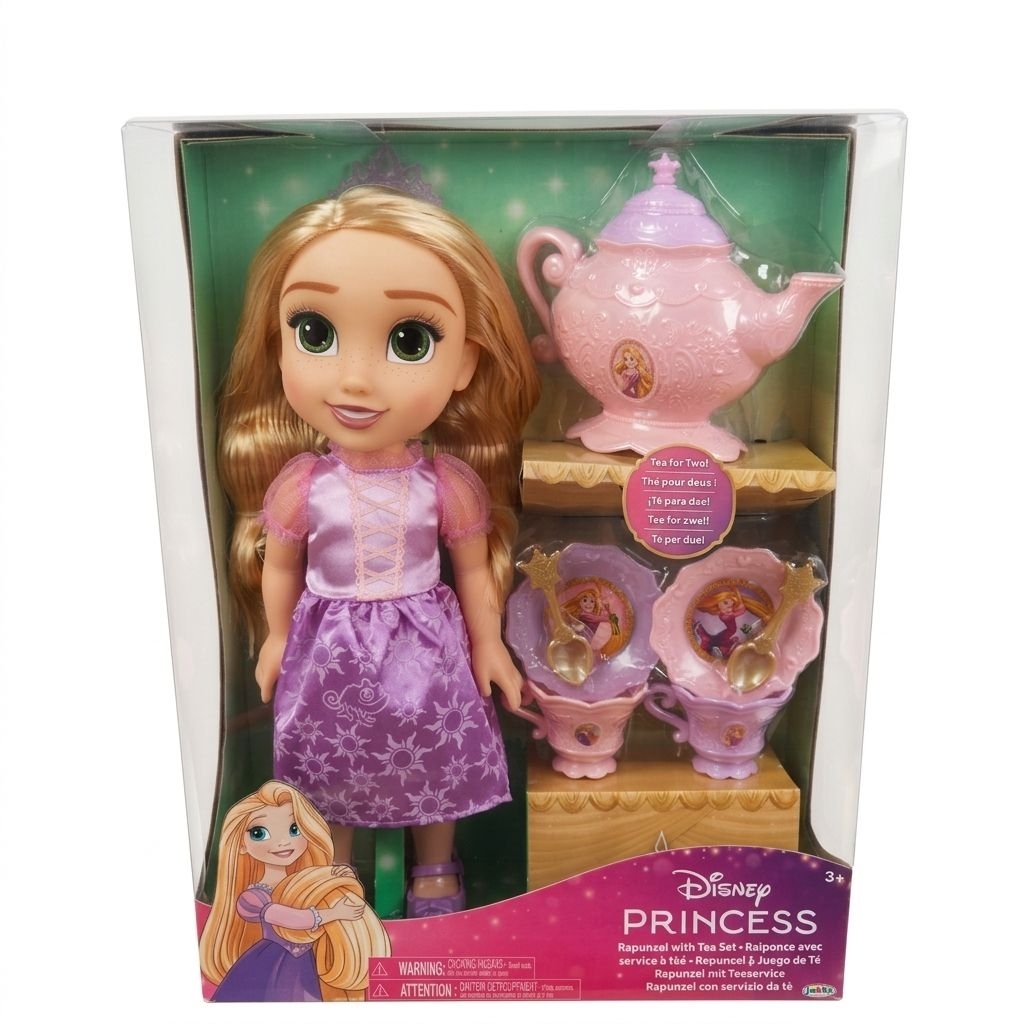 Rapunzel doll with tea set from Jakks pacific