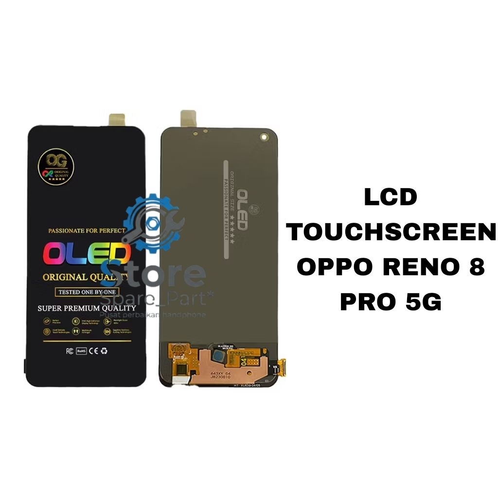 LCD TOUCHSCREEN OPPO RENO 8 PRO 5G OLED/AMOLED ORIGINAL FULLSET