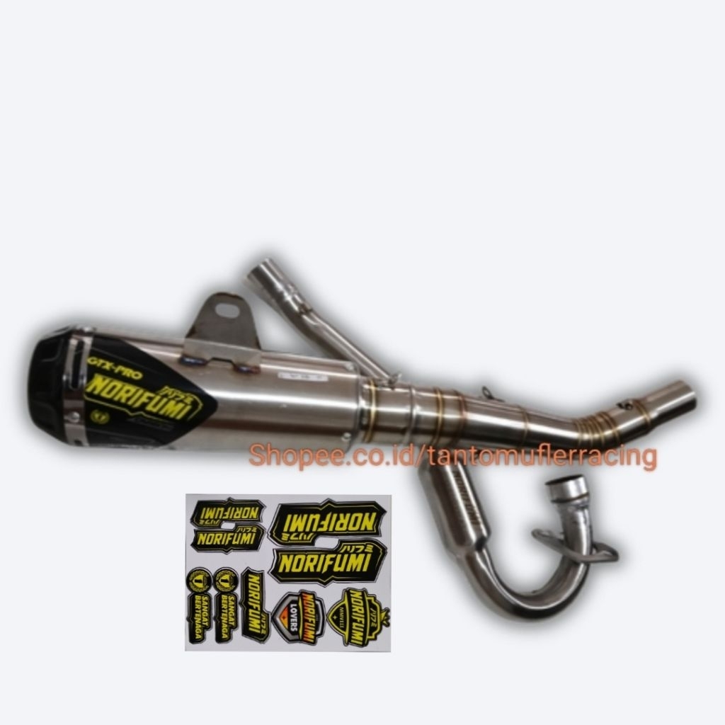 KNALPOT CRF KLX WR155 DTRACKER NORIFUMI GTX PRO CARBON