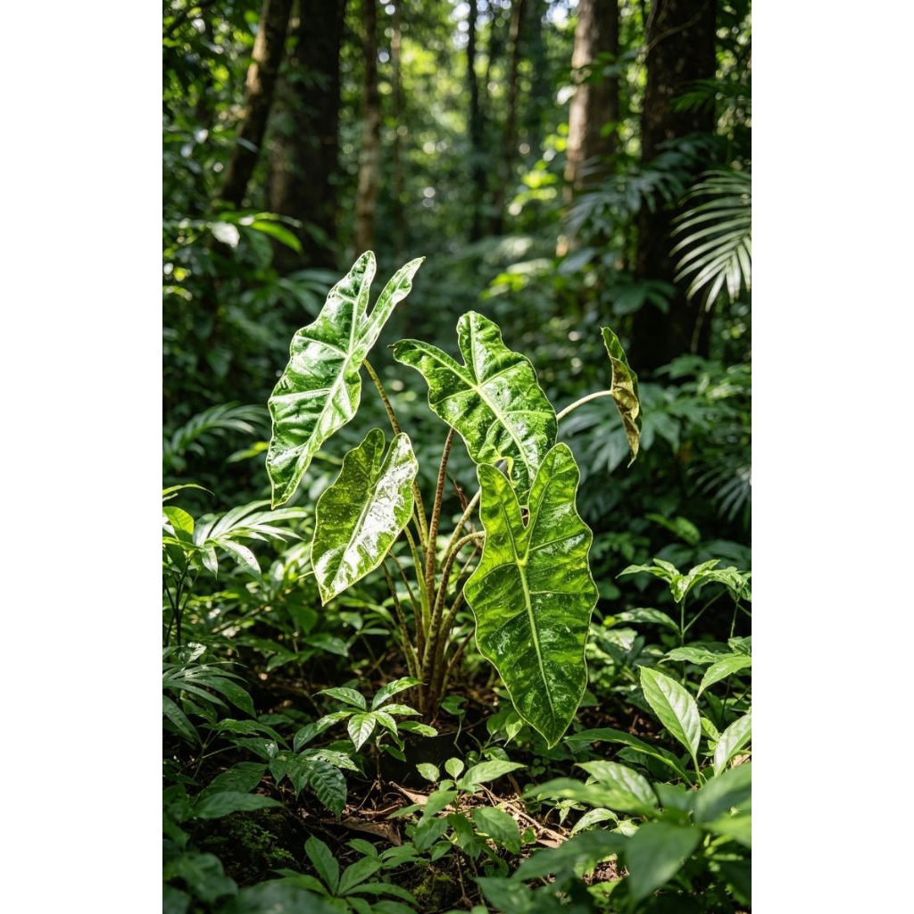 alokasia zebrina