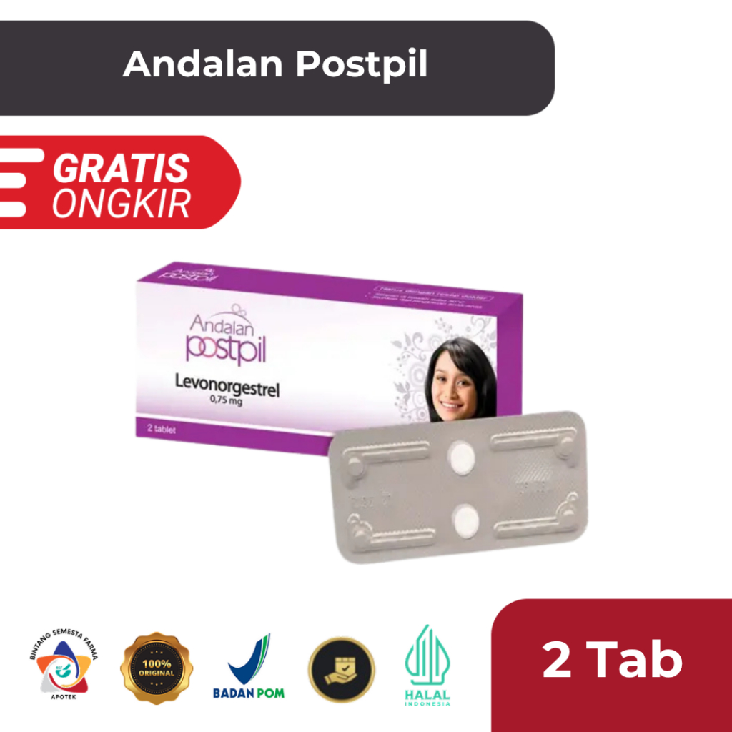 ANDALAN POSTPIL 0.75 MG 1 BLISTER @ 2 TABLET