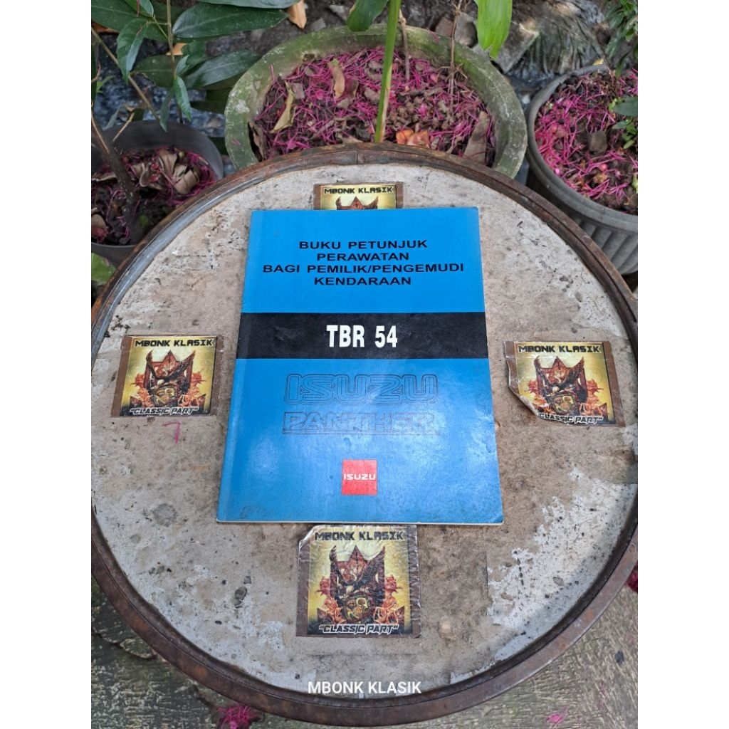 buku petunjuk perawatan mobil isuzu panther TBR 54 ORIGINAL buku manual book isuzu panther buku isuz