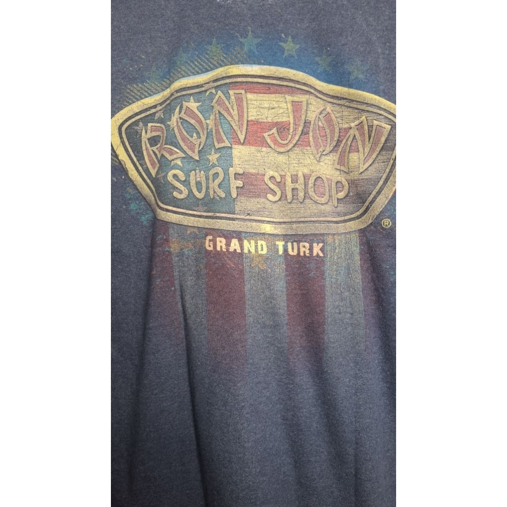 Kaos Surfing Ron Jon warna biru keabuan