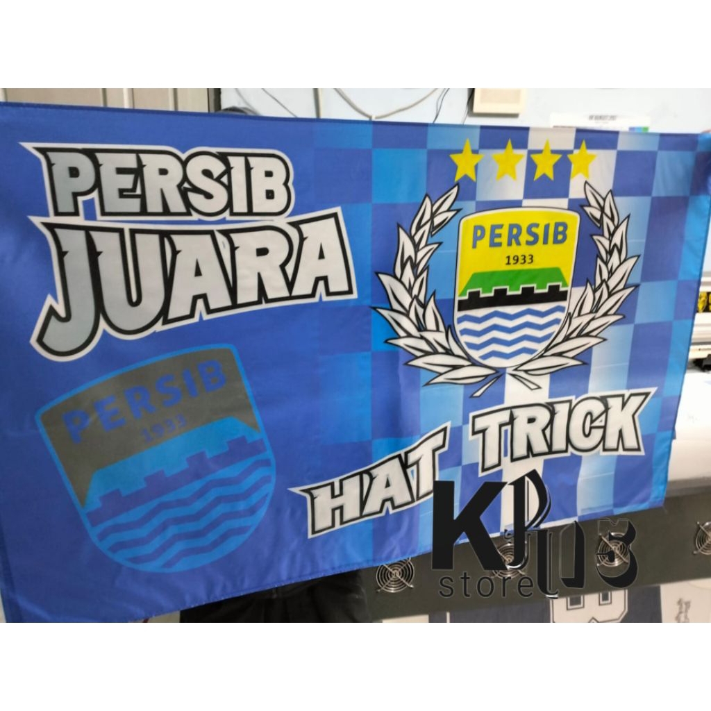 Zoey_Jenaka Bendera Costum Persib..Bendera Fulfrint Persib
