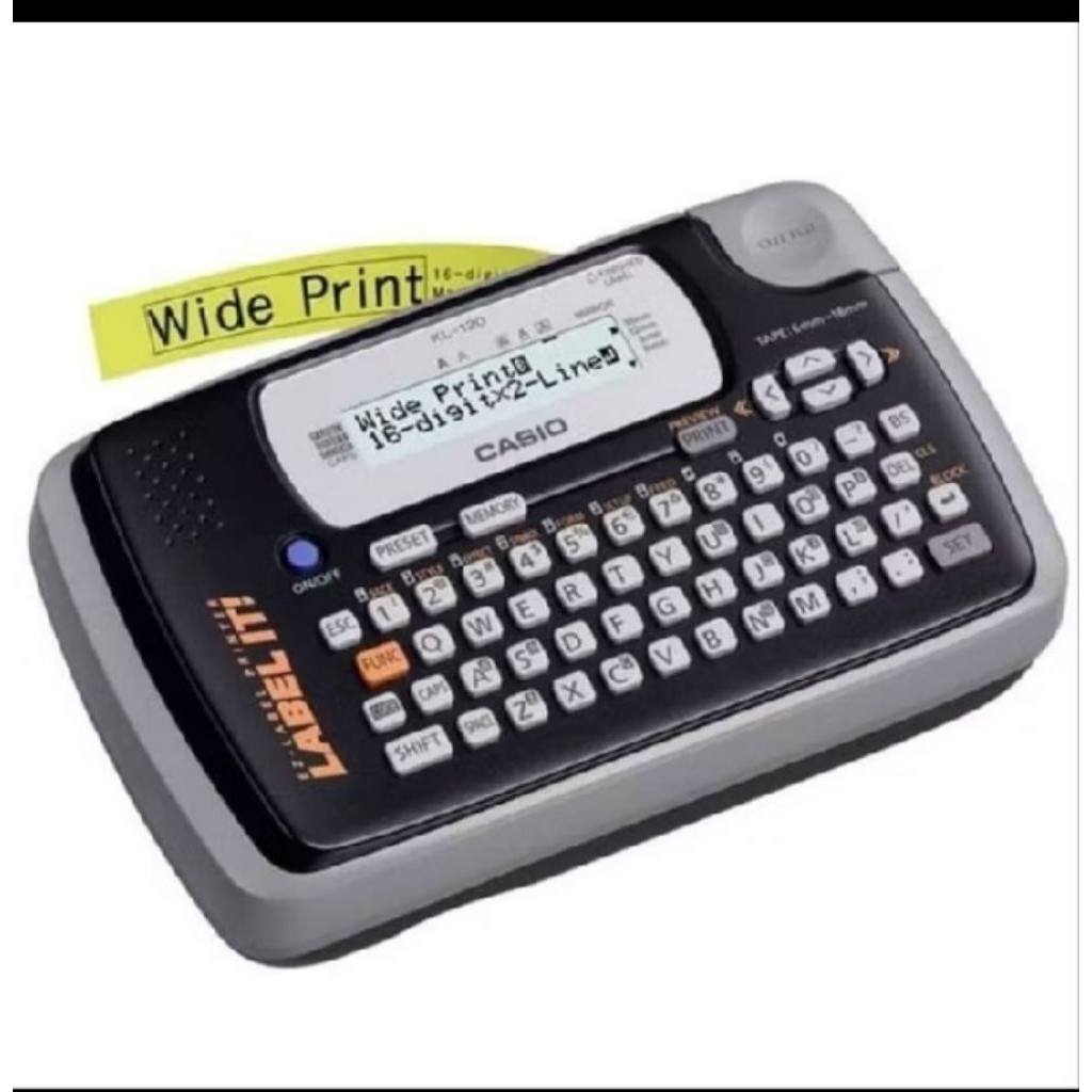 Print Label Casio KL-120