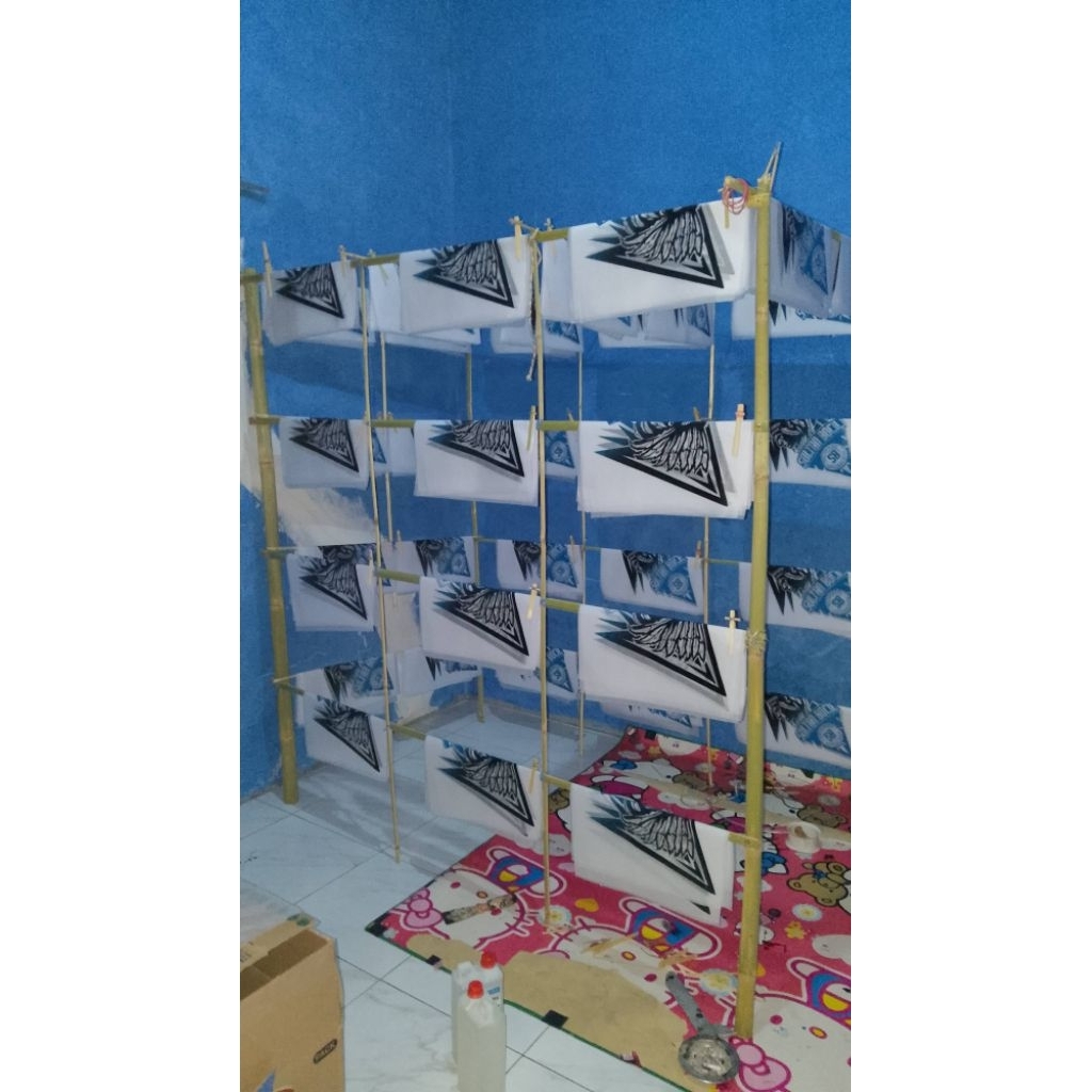 kertas layangan 1 warna kertas minyak
