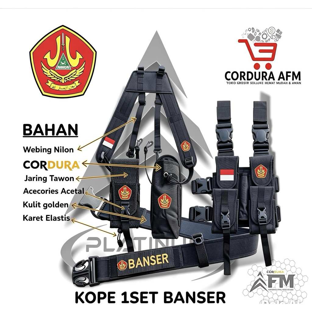 Atribut kopel Banser | kopel magasin drahrim tempat hp