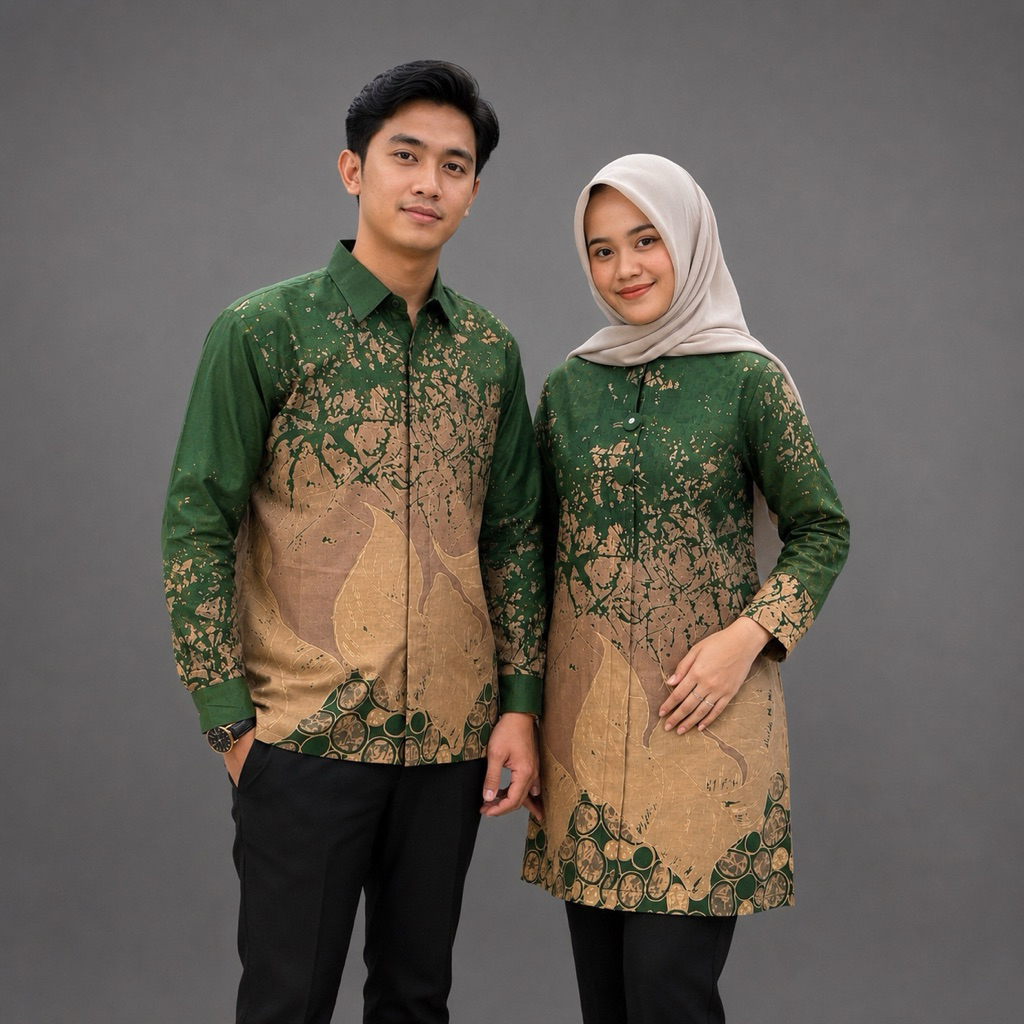 Batik Tunik | Batik Couple | Batik Sarimbit | Batik Seragam | Bahan Katun Lapisan Full Furing Trikod