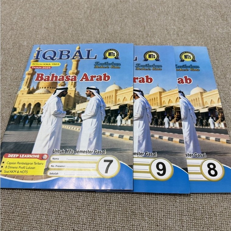 Buku LKS Bahasa Arab Kelas 7-9 MTs Semester Ganjil Kurikulum Merdeka
