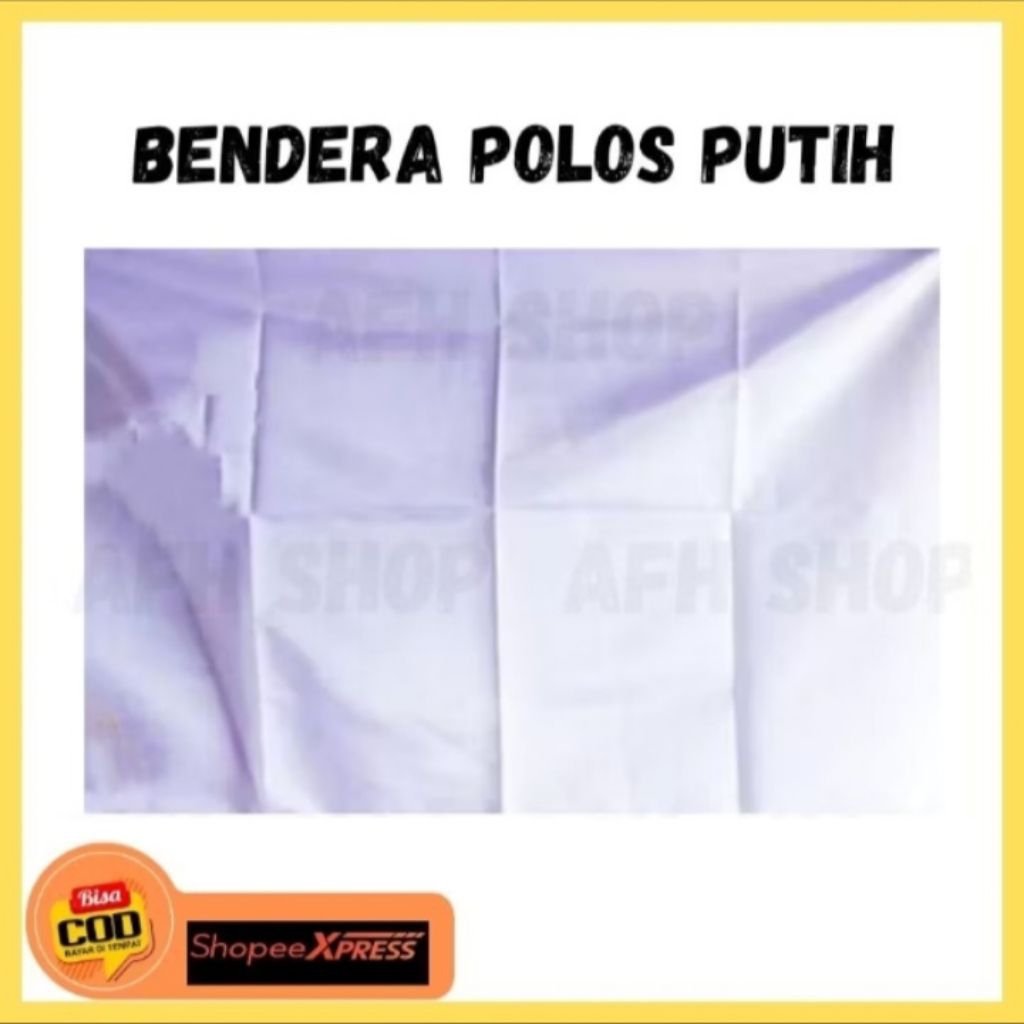 BENDERA CUSTOM, BENDERA WARNA POLOS BENDERA PUTIH POLOS