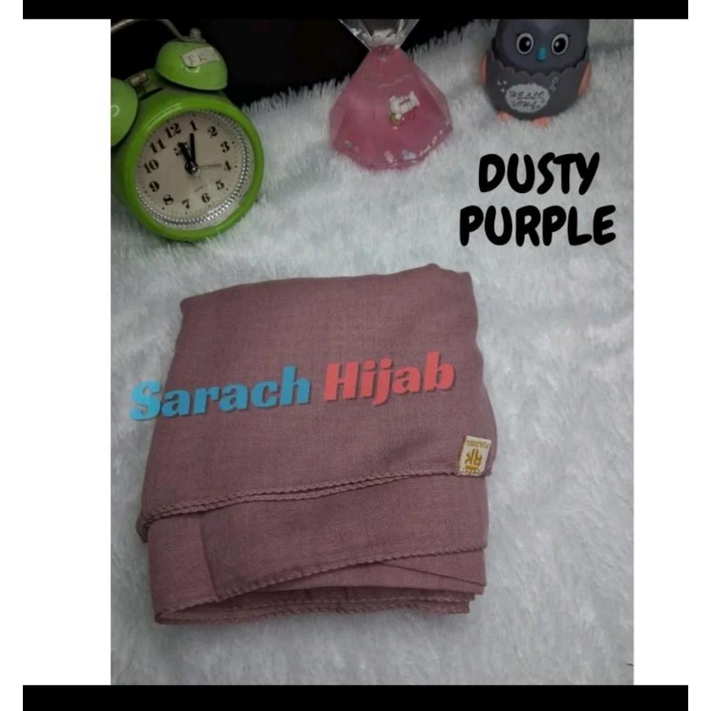 Hijab Segi Empat Varisha Original by Sarach Hijab I Warna Dusty Purple