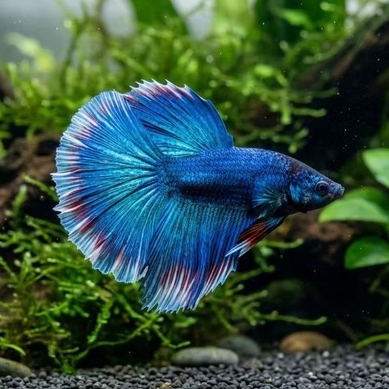 Ikan Cupang Halfmoon Ekonomis (jantan)