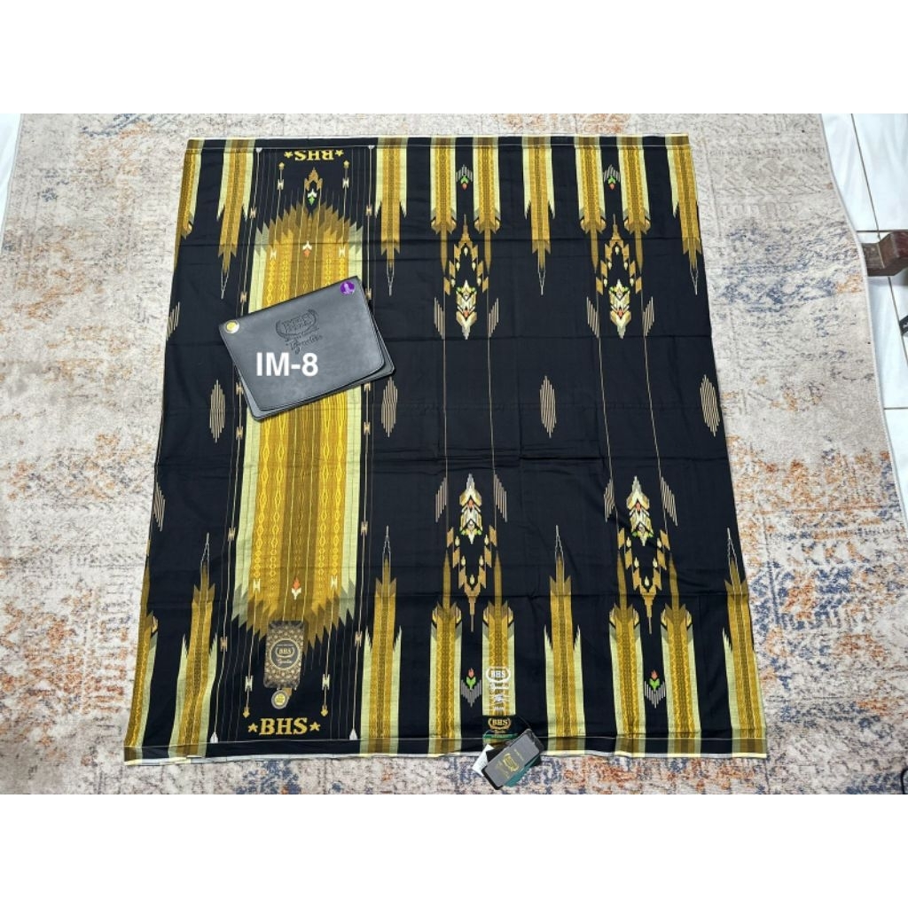 SARUNG BHS SGC SIGNATURE GOLD WARNA HITAM LIMITED EDITION