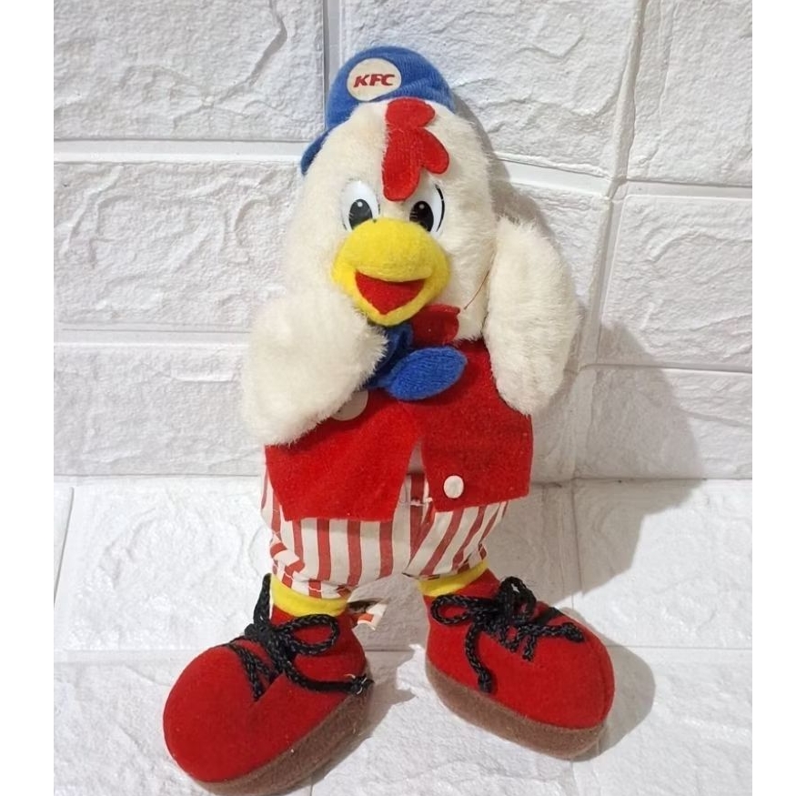boneka ayam kfc boneka maskot kfc fried chicken kolonel sanders chaki chiki