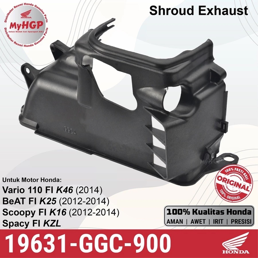 19631GGC900  Shroud Ex GGC BeAT, Scoopy, Vario 110, Spacy FI Stater Kasar 2012 2013 2014 19631GGC900