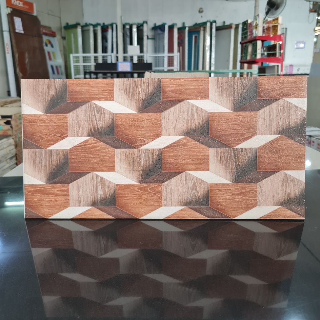 keramik 20x40 dinding kayu oliver kw1/keramik dinding motif kayu 3D/keramik tiang/keramik 3 Dimensi