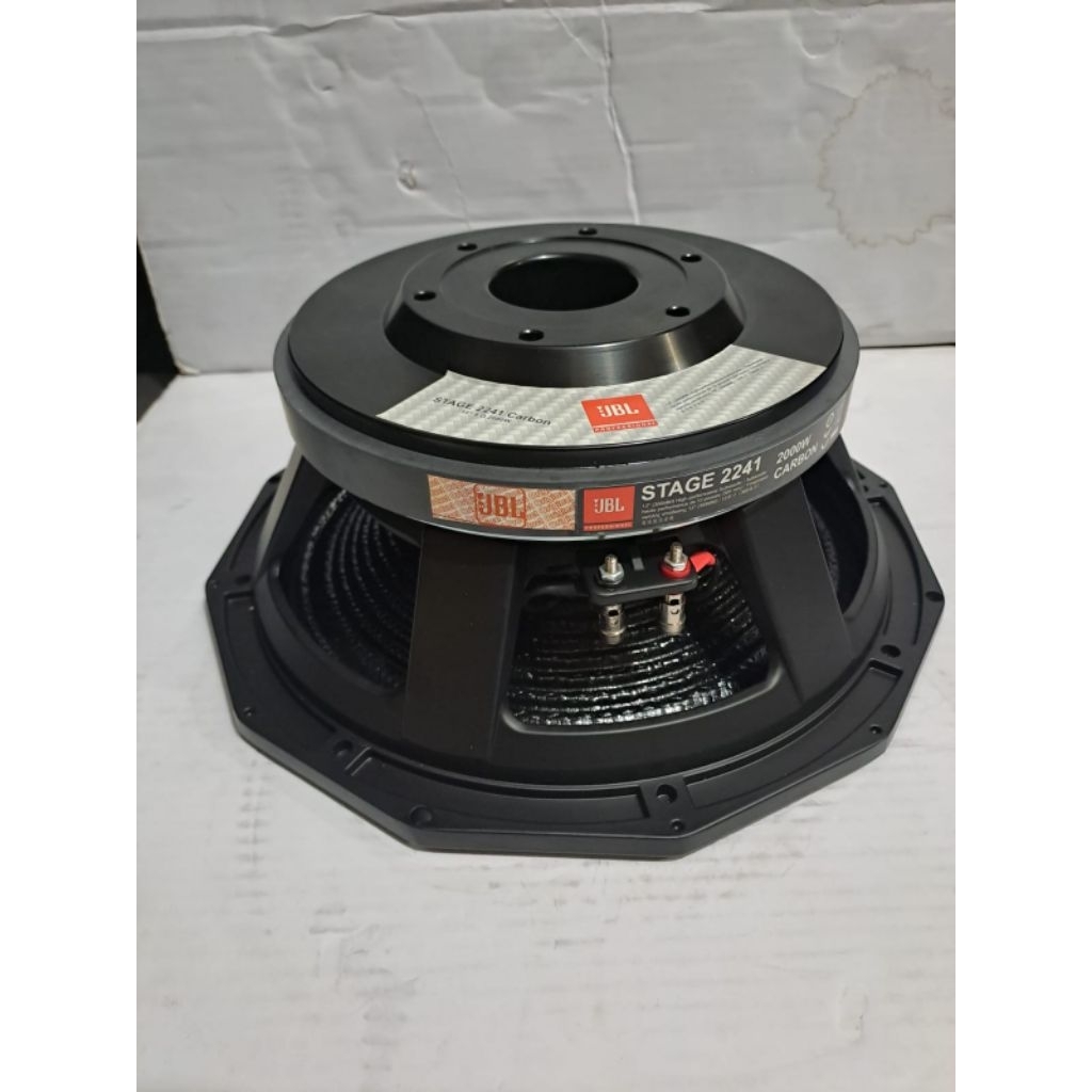 SPEAKER KOMPONEN JBL 12 INCH JBL 2241H grade A VOICE COIL 4 INCH SUBWOOFER CARBON