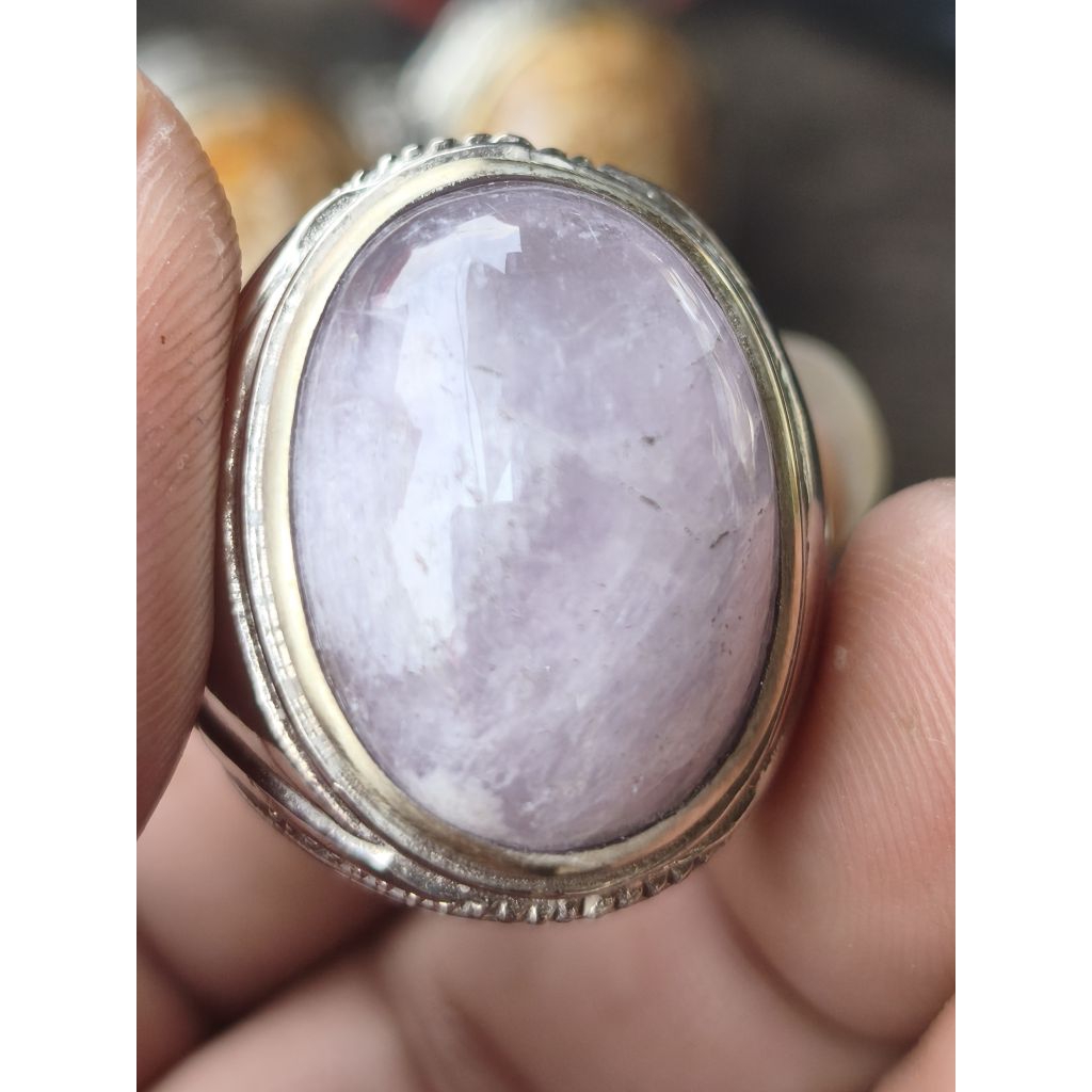 batu cincin kecubung es amateis