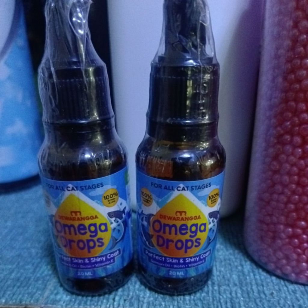 DEWARANGGA OMEGA DROPS SALMON OIL KUCING, 20ML