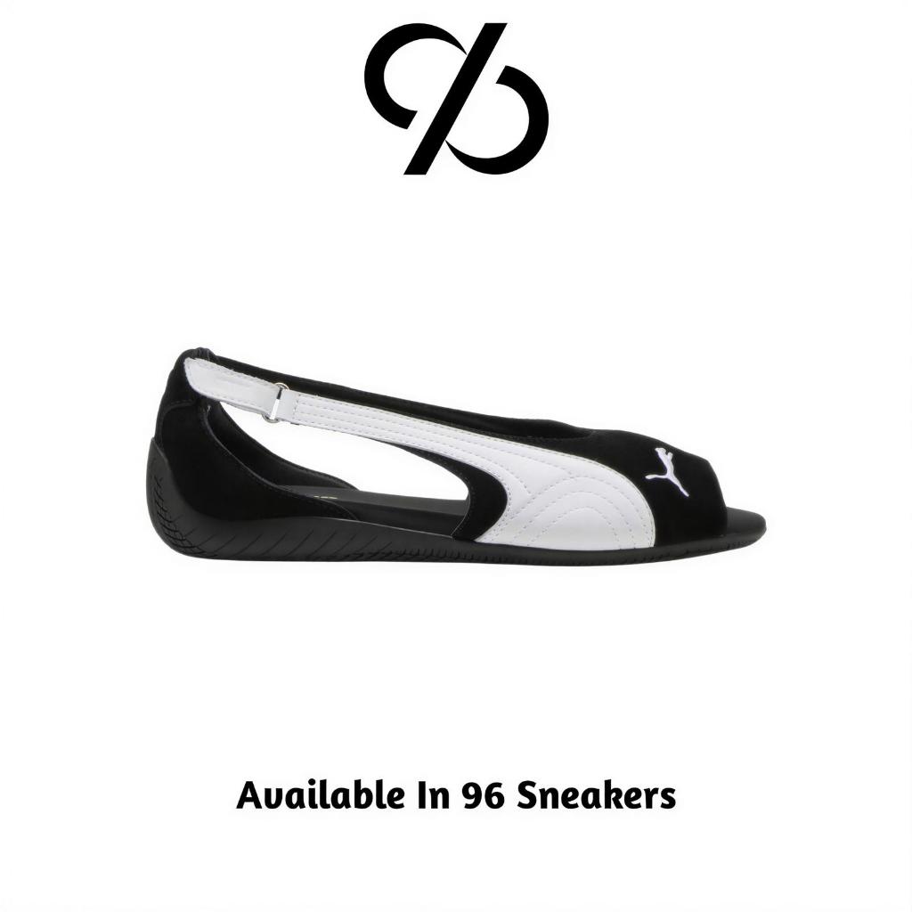 Sandal Wanita Puma Speedcat Blend Black White (404839-01) ORIGINAL