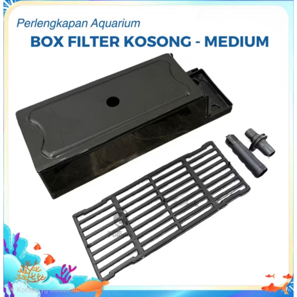 Box Filter Kosong Recent Box Kosong Top Filter Aquarium Aquascape - Box-kosong-kecil