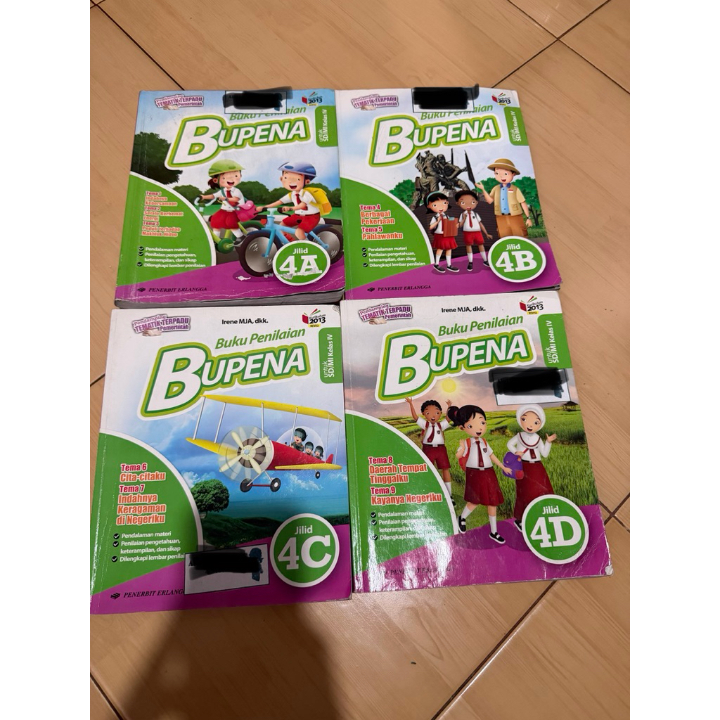 Buku Bupena Kelas 4 SD ori bekas