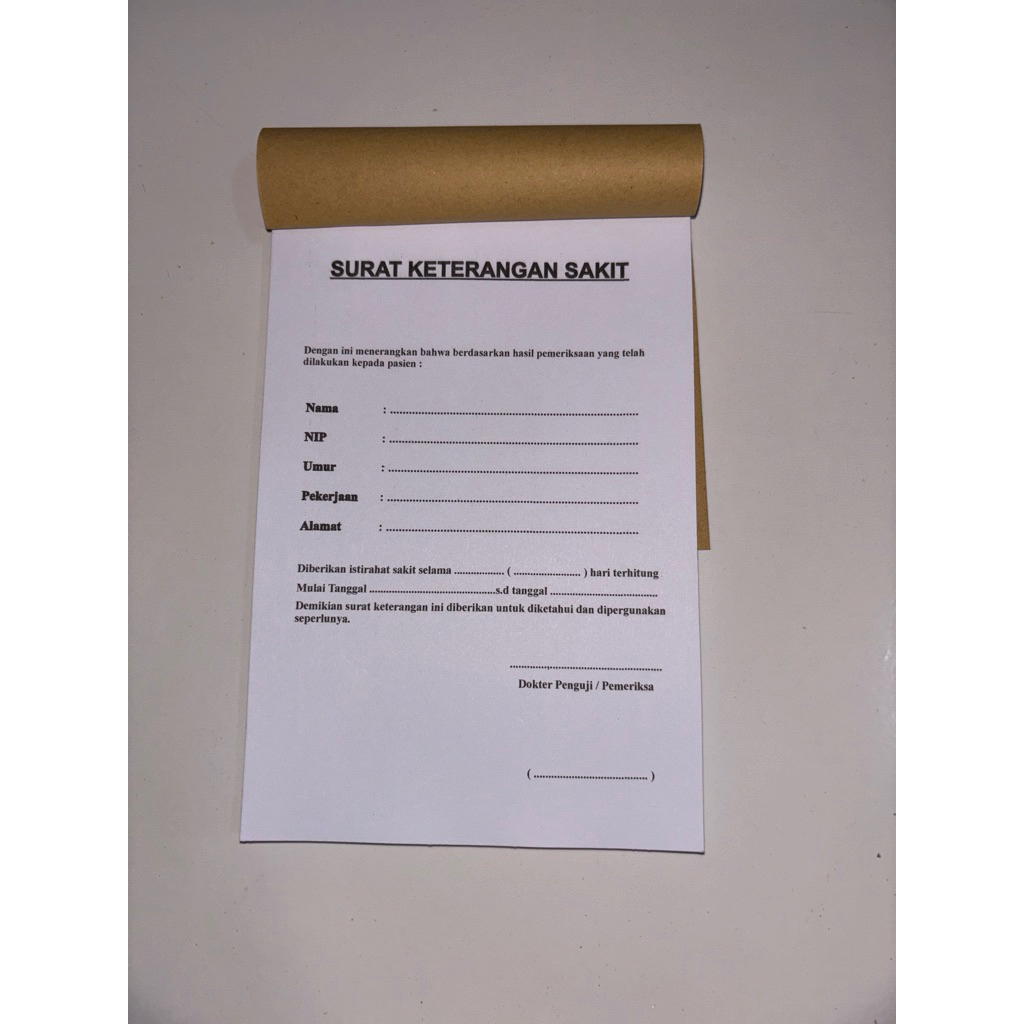 SURAT KETERANGAN SAKIT