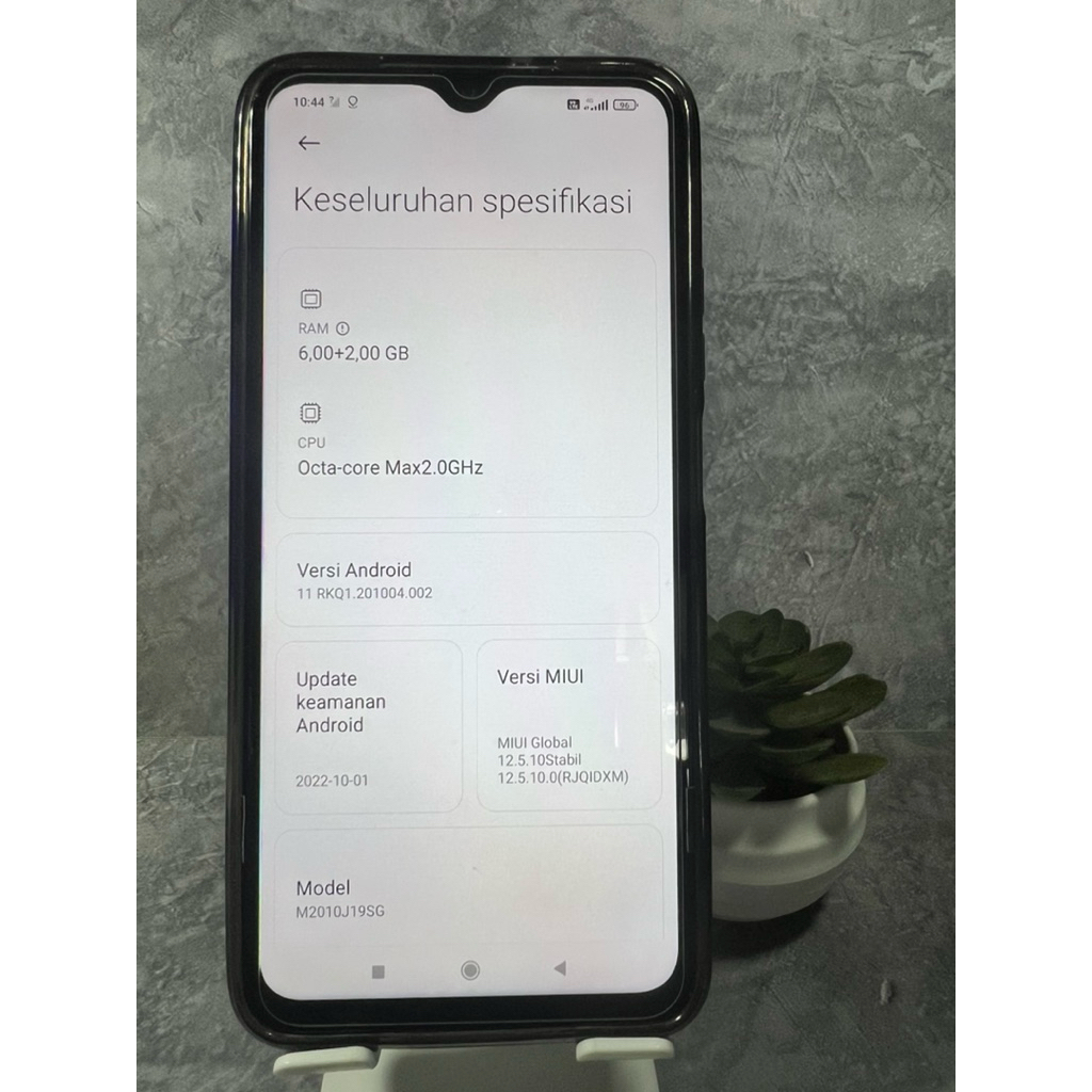 Redmi 9T 6/128 Original HP + Cas + Softcase‼️ RAM 6GB 128GB Garansi 7 Hari