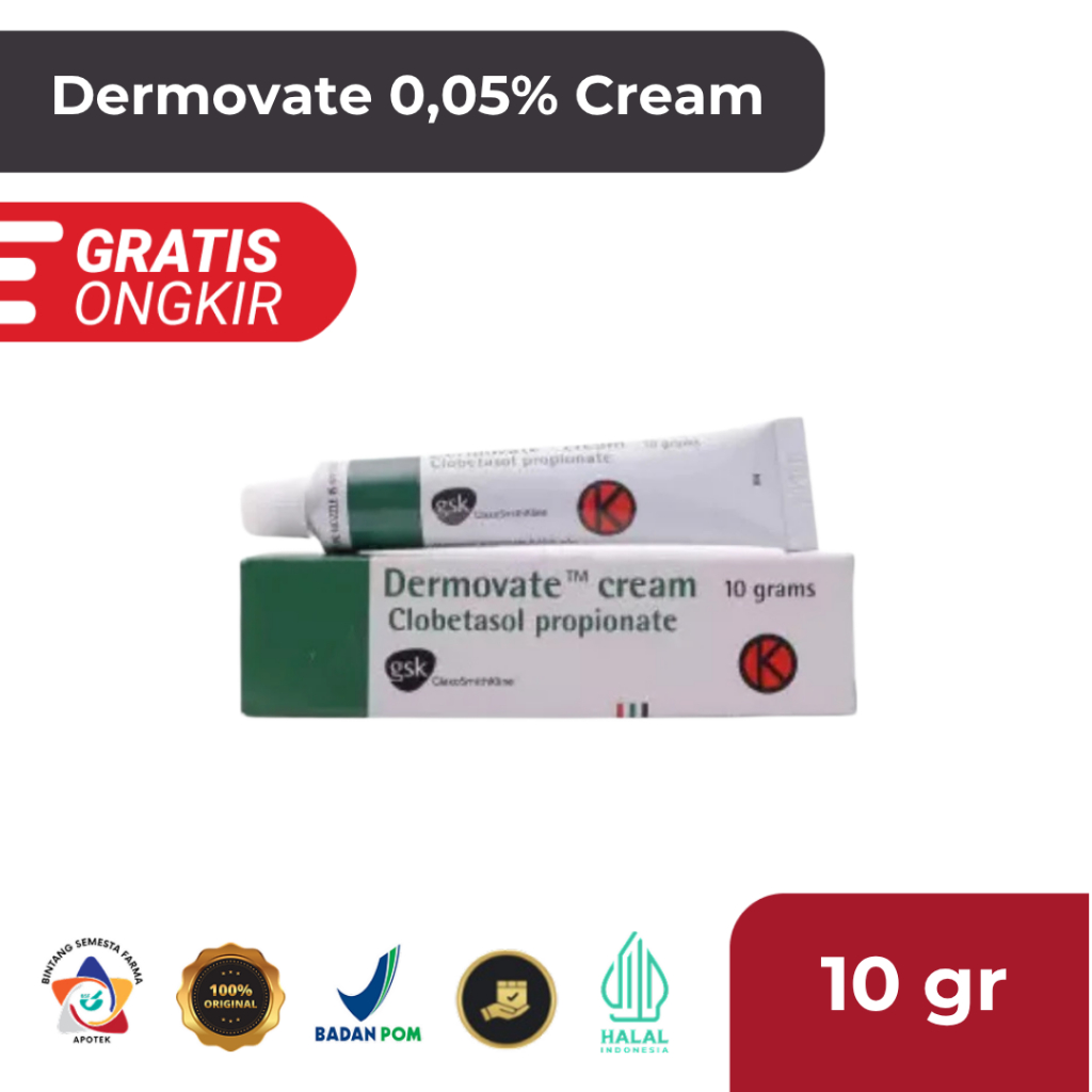 DERMOVATE 0.05% CREAM 1 TUBE @ 10 G