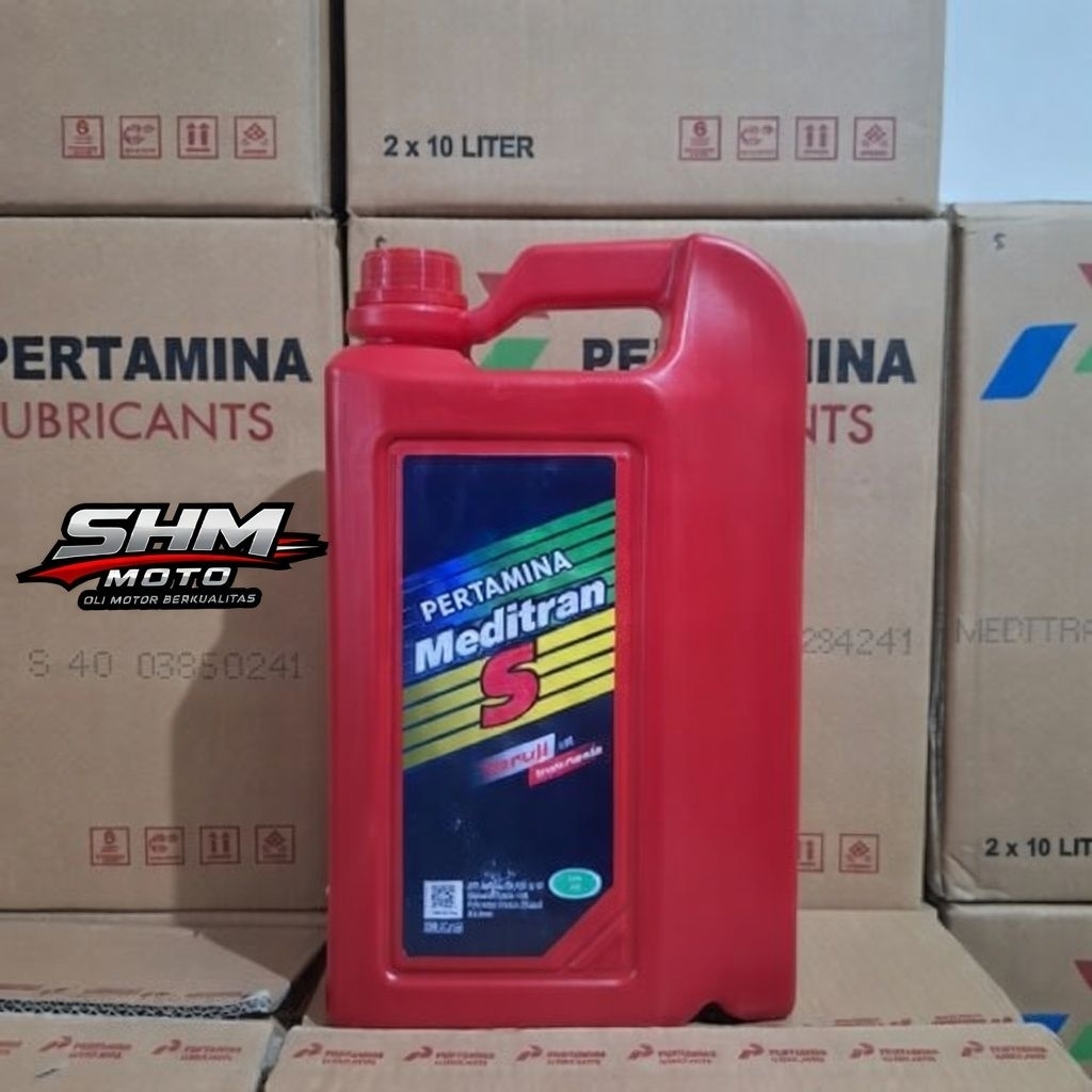 OLI MEDITRAN S 5 LITER OLI PERTAMINA 1 DUS (ISI 4 BOTOL)  SAE 40