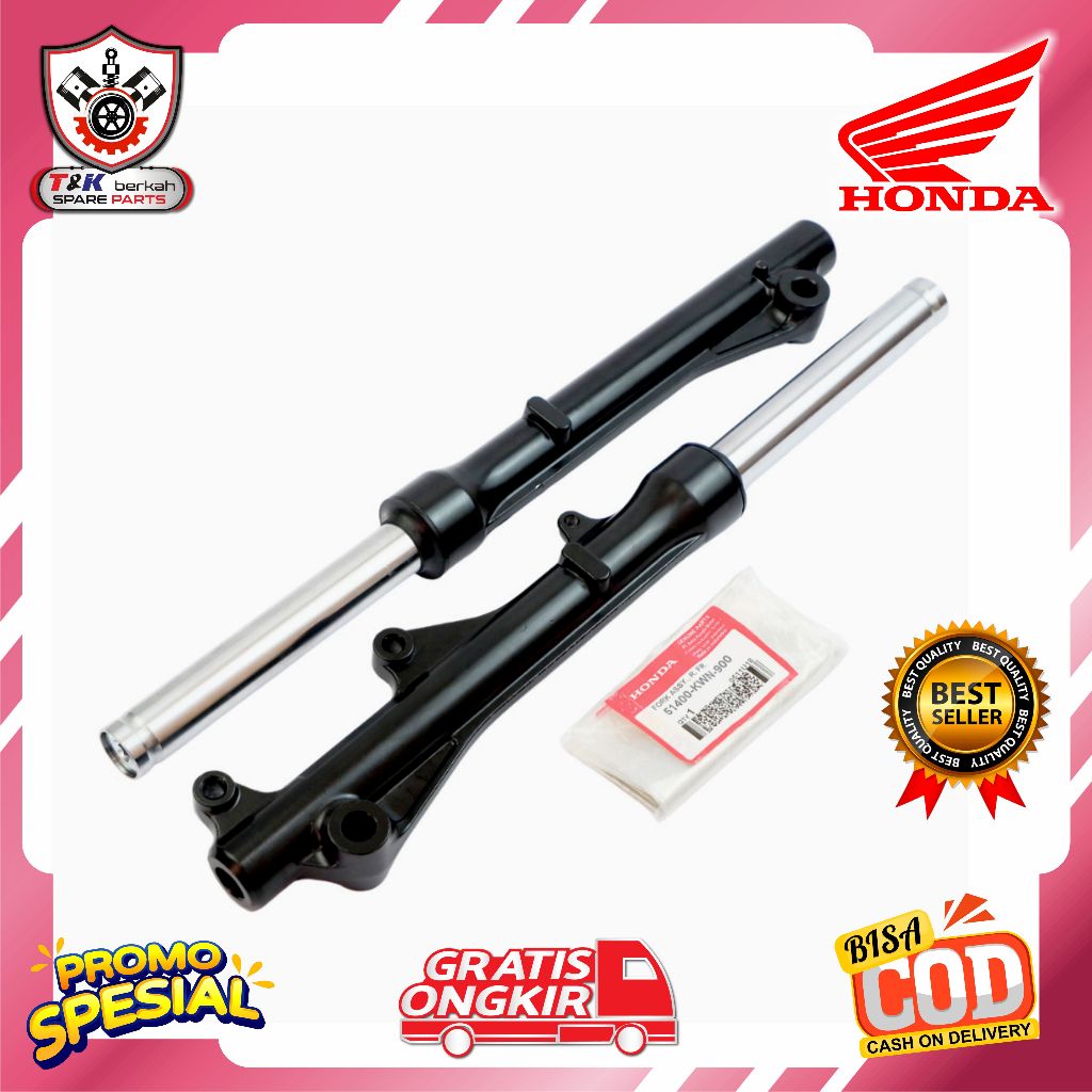 As Shock Depan Beat Fi / vario 125 / scoopy  2013-2019  injeksi 51400-KWN-900 - TNK part motor