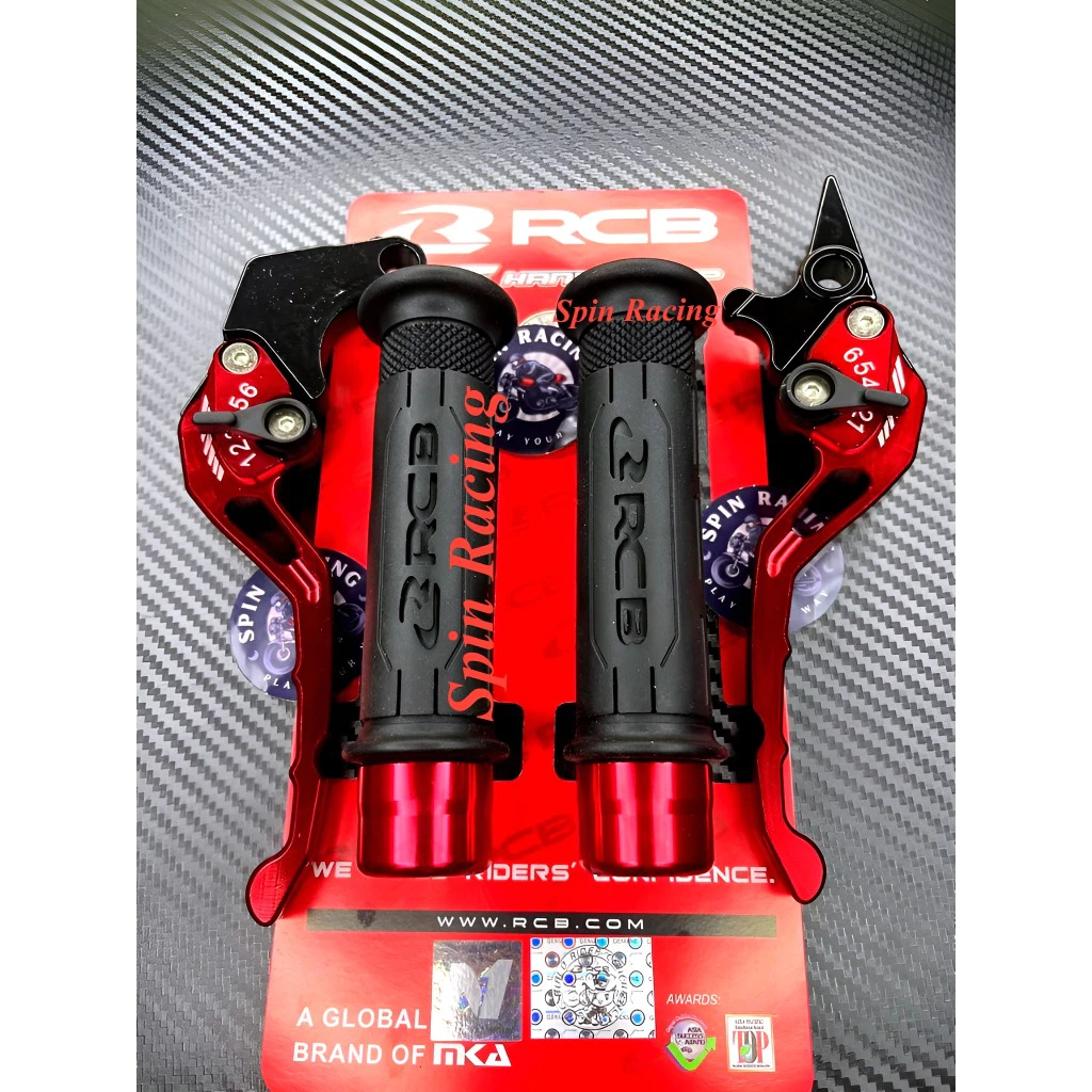 Handgrip RCB Original RCB HG77 + Jalu Stang BULAT model ARM AKN CNC + Handle Rem Stelan CNC Handgrip