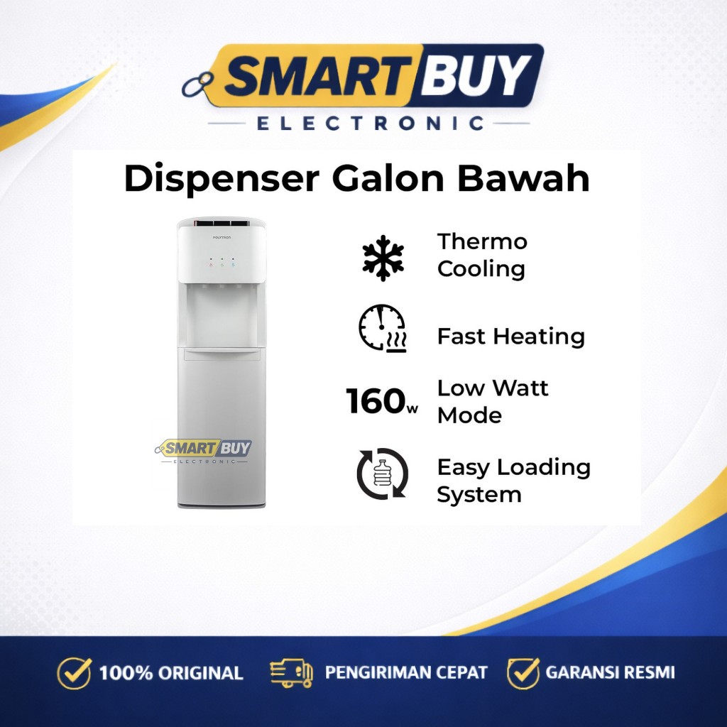 Dispenser Galon Bawah Polytron PWC 600 - putih
