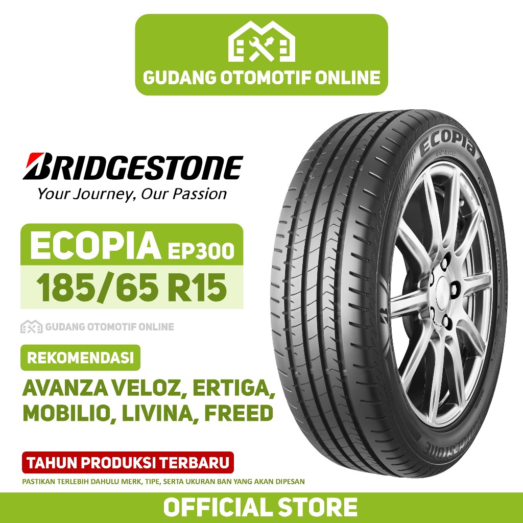 Ban Bridgestone Ecopia EP300 185/65 R15 Ban Mobil Avanza Veloz Ertiga Mobilio Livina Freed