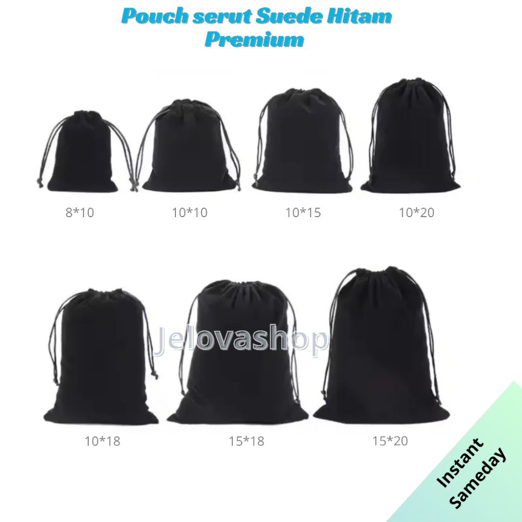 POUCH SERUT SUEDE PREMIUM