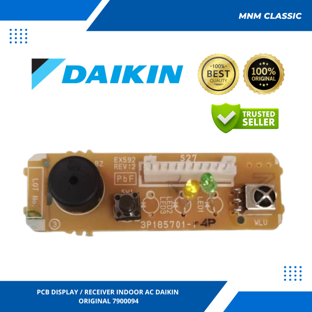 PCB AC DAIKIN Untuk model AC DAIKIN: CTKC15QVM4 CTKC20QVM4 CTKC15RVM4 CTKC20RVM4 CTKC25RVM4 CTKC35RV