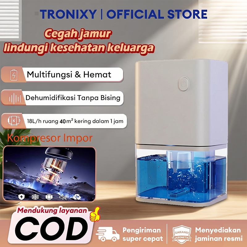 TRONIXY Dehumidifier​ Air Purifier Humidifier Ruangan 500mL Dehumidifier Kamar DehumidifierRuangan