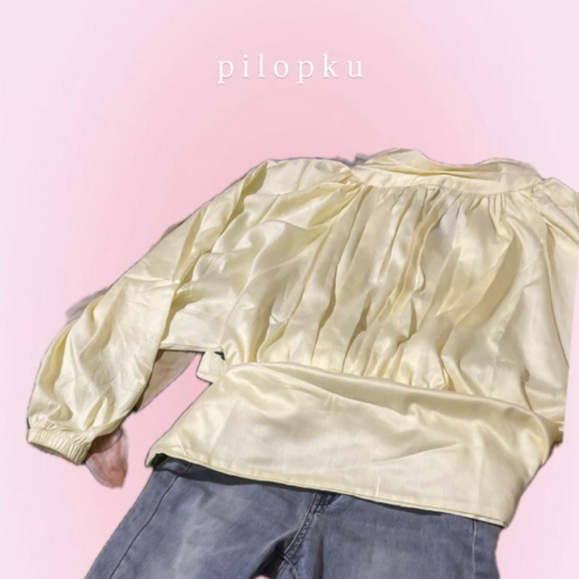 [NEW] Micha Blouse Butter Yellow Cracktive Company