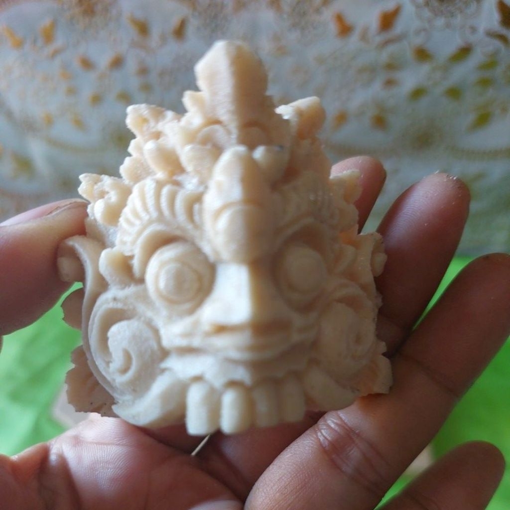 karang sudut tapel mini. fiber resin/hiasan /payas ogoh ogoh