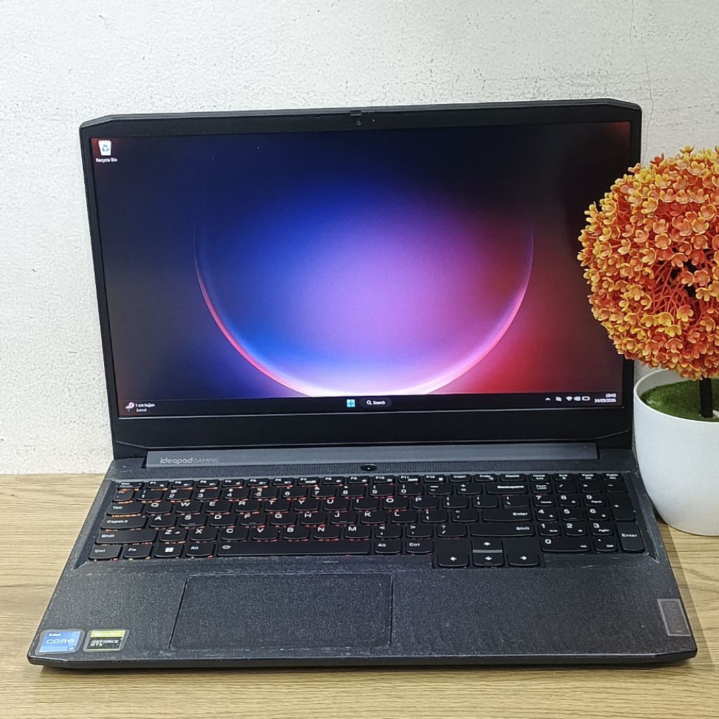 Laptop LENOVO IDEAPAD GAMING 3 15IHU6 INTEL CORE i5 - 11320H VGA GTX 1650 RAM 8GB | SSD 512GB