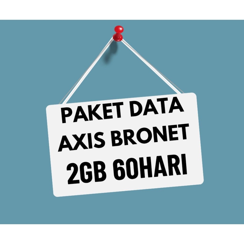 Paket Data Axis 2GB 60Hari / Kuota internet Axis 2GB 60Hari