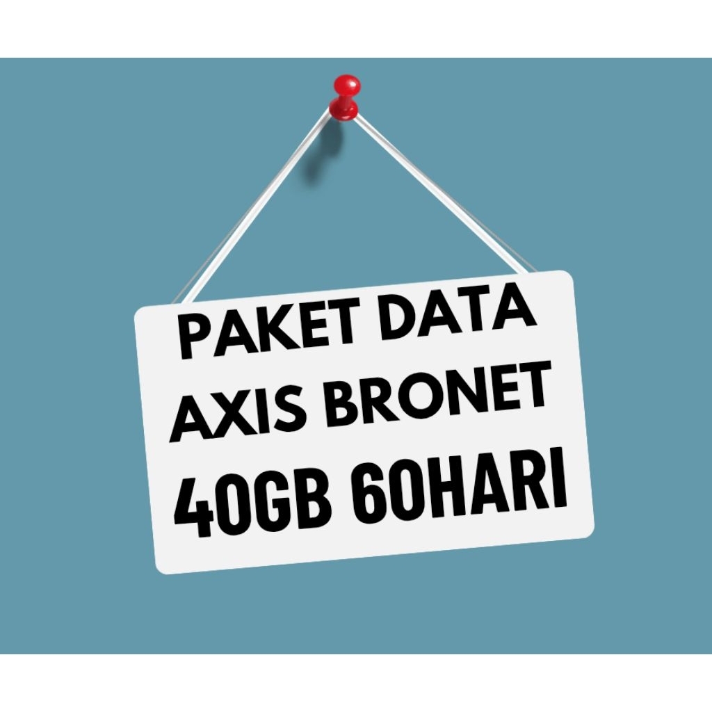 Paket Data Axis 40GB 60Hari / Kuota internet Axis 4GB 60Hari