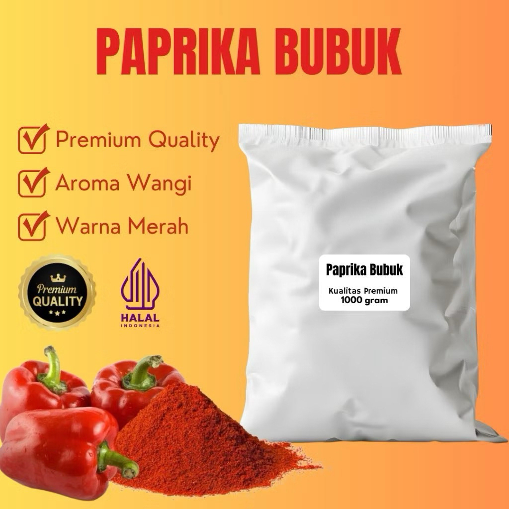 Paprika Bubuk Merah 1 kg kualitas premium paprika powder