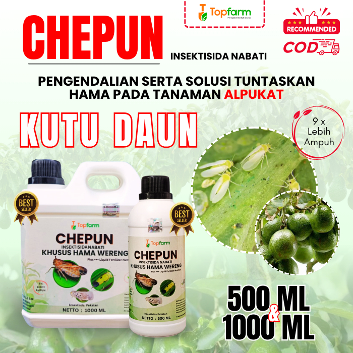 Insektisida Hama Kutu Daun / Pembasmi Kutu Daun / Insektisida Topfarm / Obat Hama Kutu Daun Alpukat