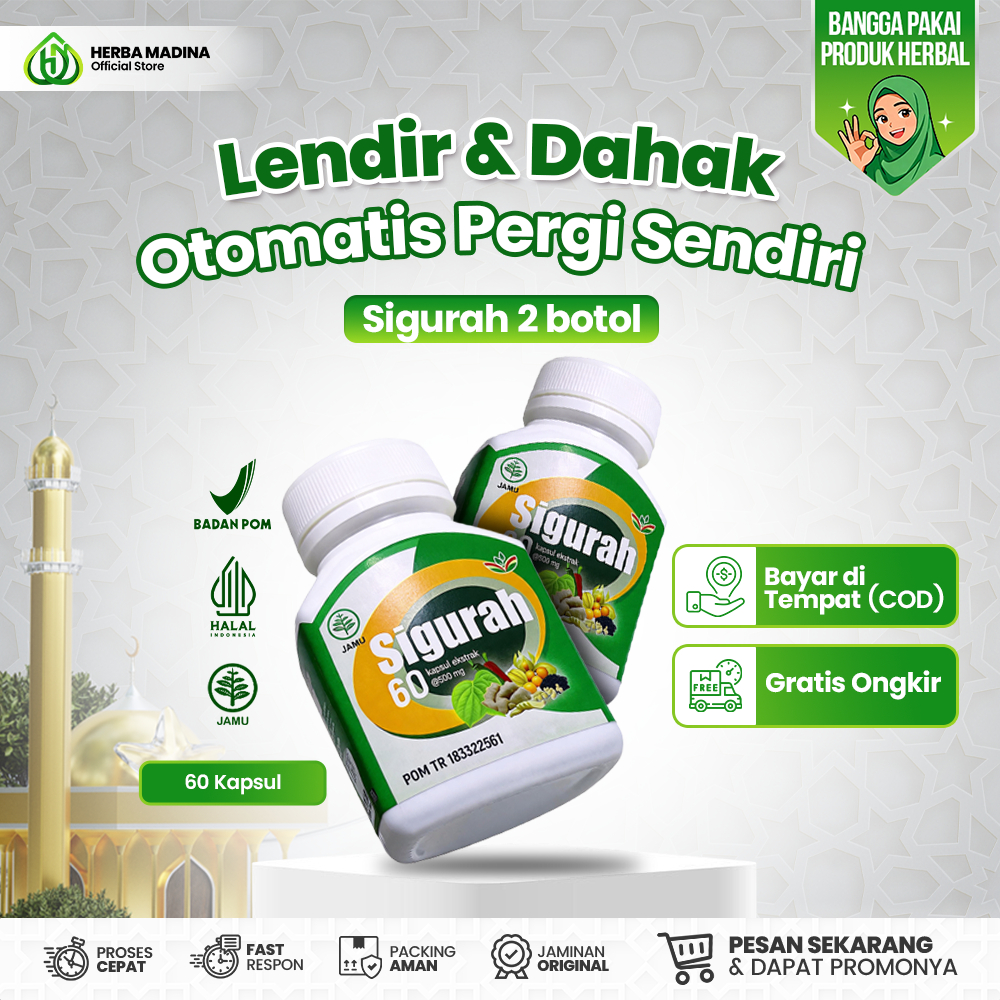 SIGURAH Obat Batuk Kering Gatal Tenggorokan Batuk Berdahak Berdarah Penghilang Dahak Lendir Tbc