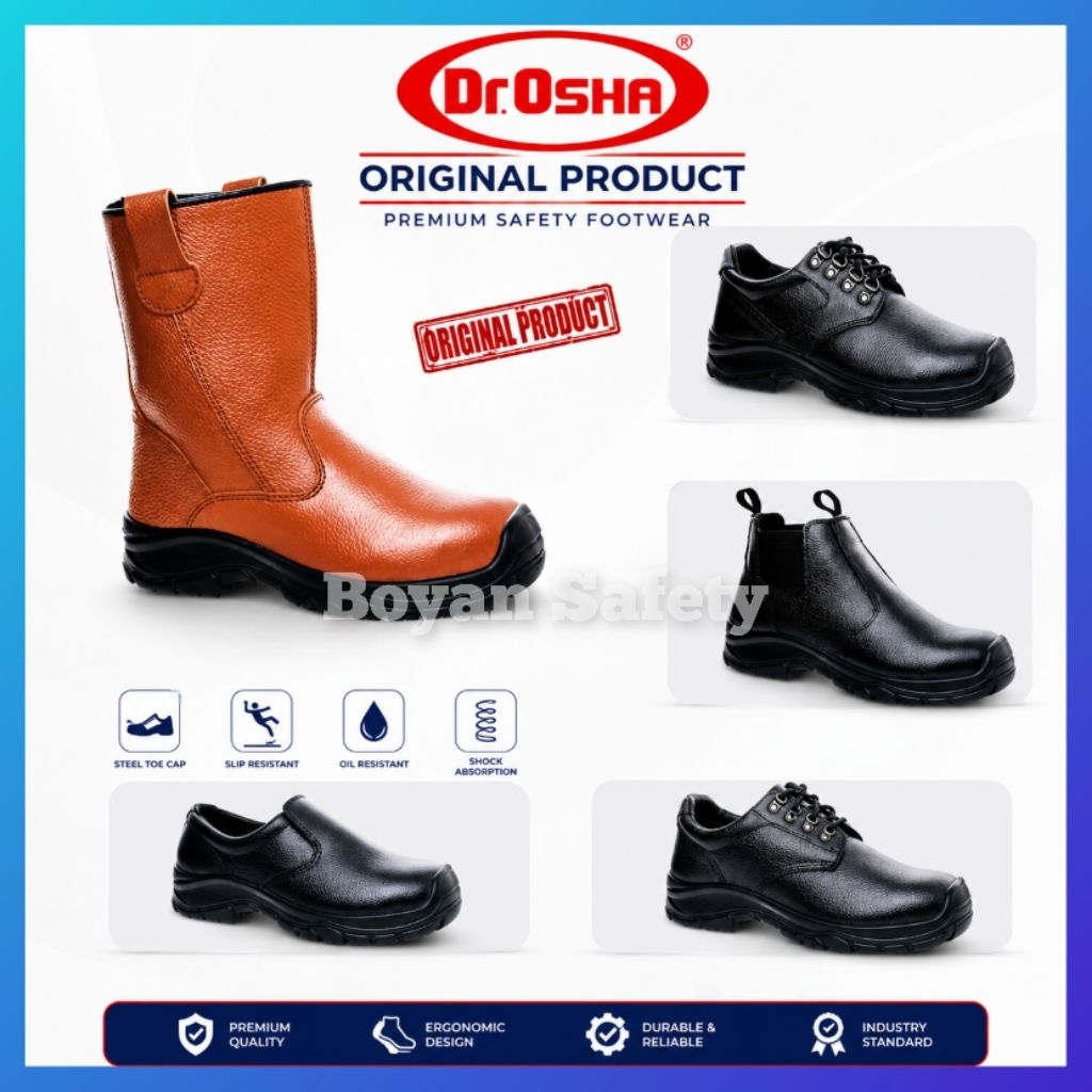 SEPATU SAFETY Dr OSHA Safety Shoes Original
